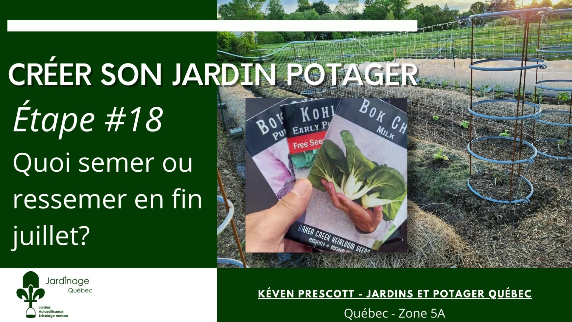 Semer un jardin potager