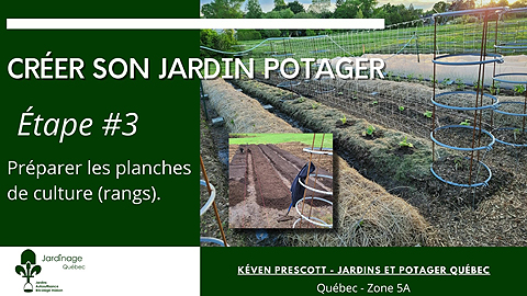 Aménager des planches de culture au jardin potager