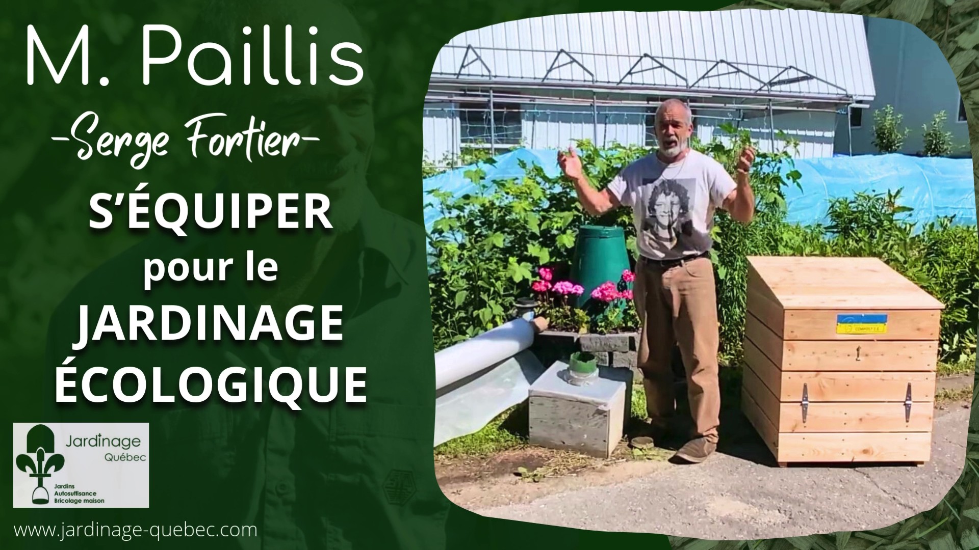 Jardinage écoresponsable - Des matériaux et équipements qui aident