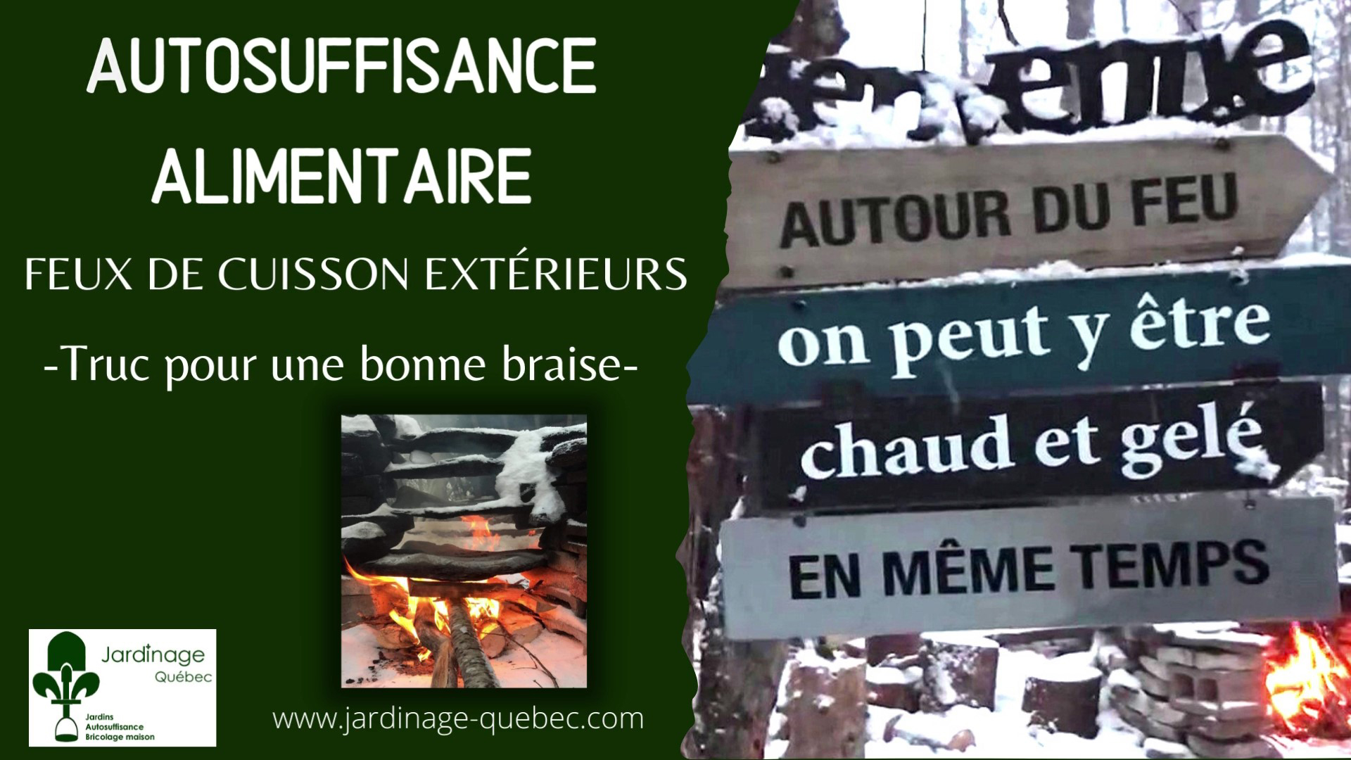 Autosuffisance alimentaire - Braisse de cuisson