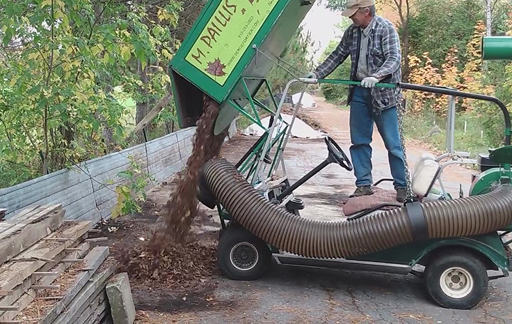 Déchiqueteuse feuilles