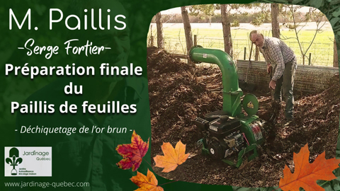 Paillis de feuilles - La préparation finale