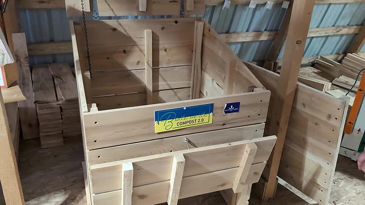 Composteur en bois
