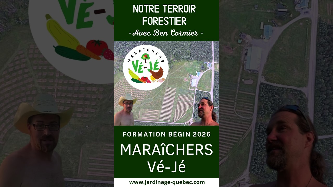 VISITE D'UNE FERME MARAÎCHÈRE AU QUÉBEC | FORÊT NOURRICIÈRE ET AUTOSUFFISANCE AVEC BEN CORMIER