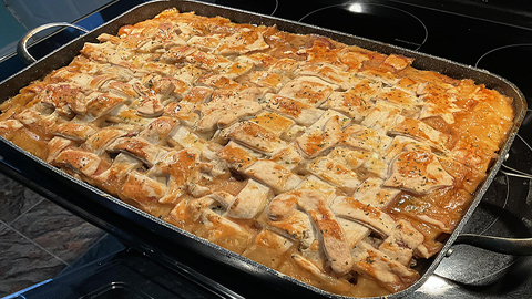 Layered Meat Pie recipe
