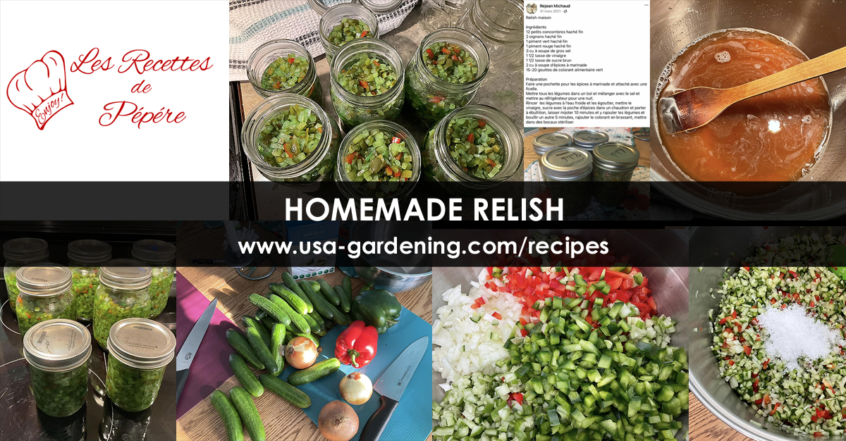 Homemade Relish Recipe