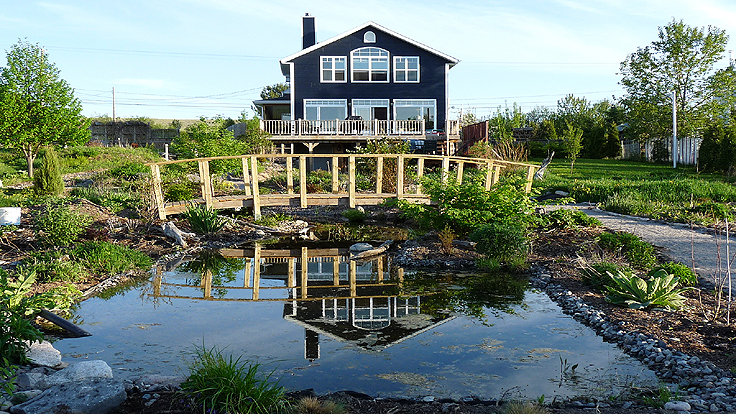 Backyard bridge
