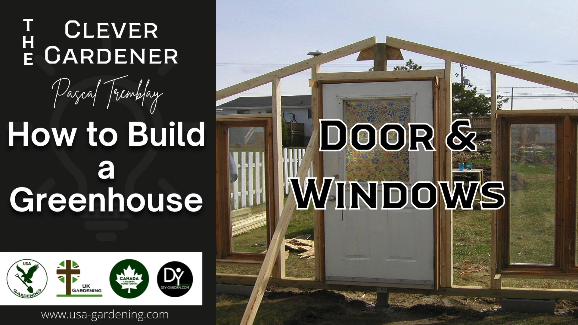 Greenhouse door