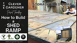 How to build a wooden shed ramp
