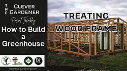 Protect wood frame of a greenhouse