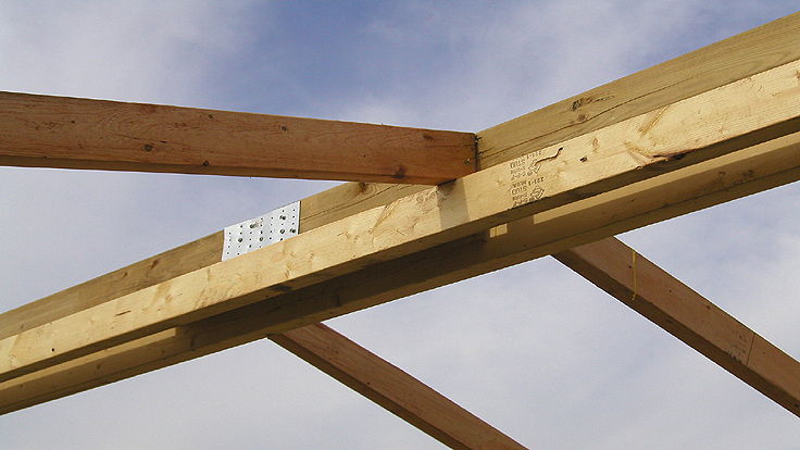 Greenhouse roof framing