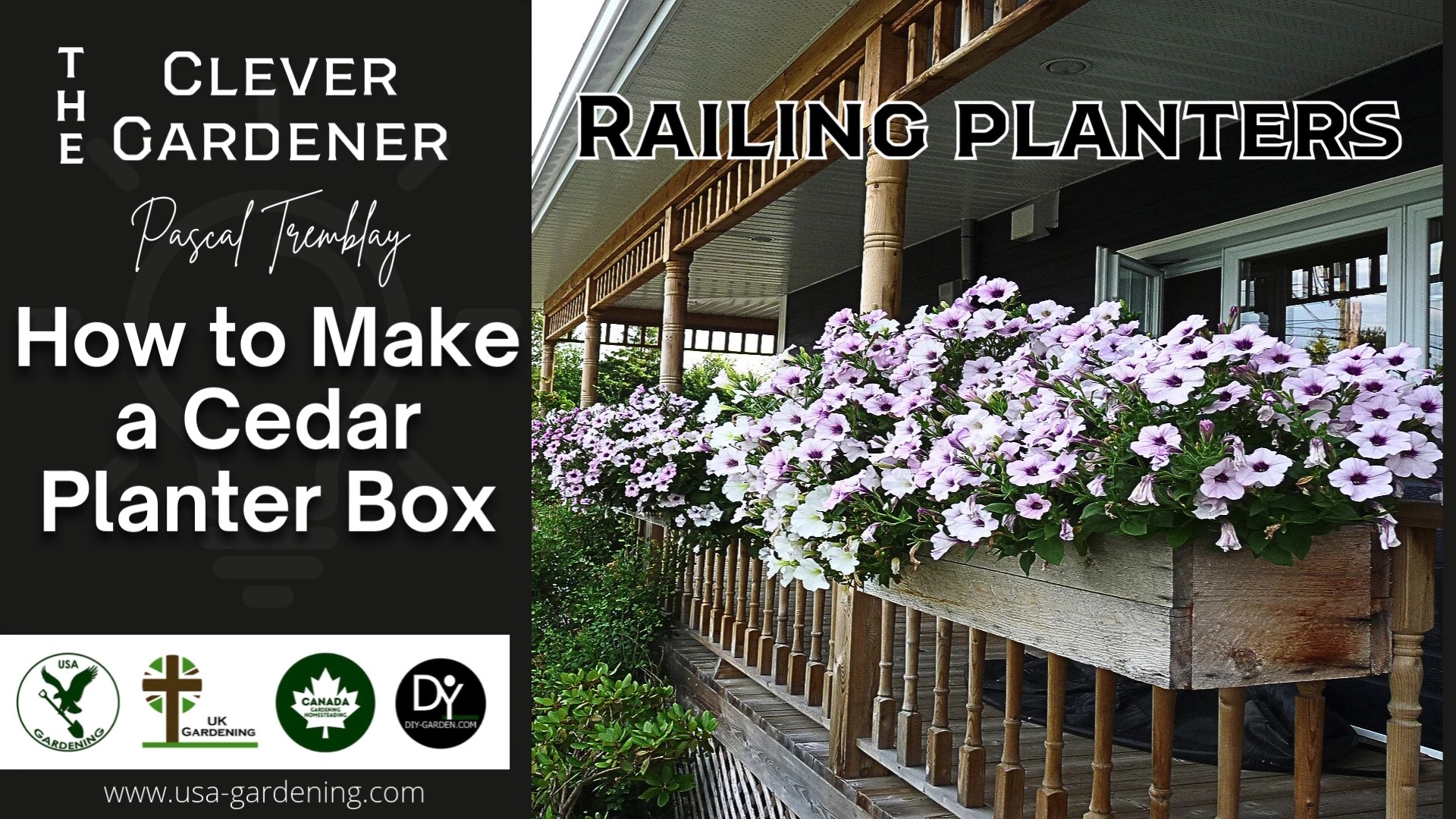 Cedar planter box