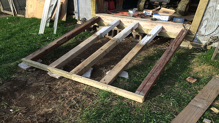 Garden shed ramp