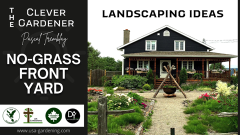 No-Grass Front Yard Landscaping Ideas